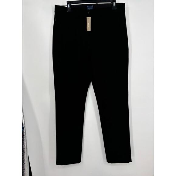 J.Crew 770 Straight-fit midweight tech pants Black 32x32 - Picture 2 of 4